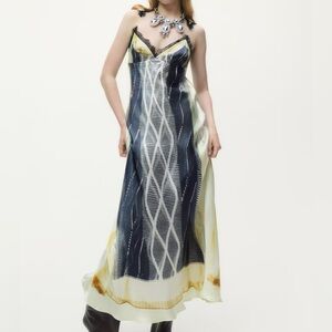 Hm Glenn martens printed satin dress